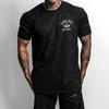 Gym Bodybuilding Muscle Casual Oneck Tshirts Men Fitness Sport Shortsleeved Clothing Summer Breathable Slim Fit Cotton Shirts