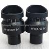 Biological Microscope with WF10X High Eyepoint Wide-Angle Eyepiece, 22MM FoV, 23.2MM Interface, Field of View Adjustable.