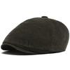 Fashion Corduroy Hat Beret Spring Autumn Warm Men Women's Flat Cap Vintage Casual Newsboy Baseball Caps Soft Retro Hats Unisex
