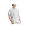 Under Armour Loose Fit V-Neck Short Sleeve T-Shirt Unisex Tops Light-Gray 21500531-009