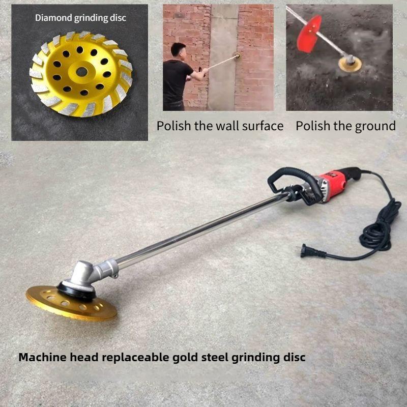 Steel Structure Color Steel Tile Grinding Machine Cement Floor Polishing Power Tool High Power Electric Rust Remover Iron
