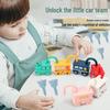 Children's Early Education Number Match Key Lock Toy for Toddlers - Ideal for Ages 1+ (Small Toy Car Design)