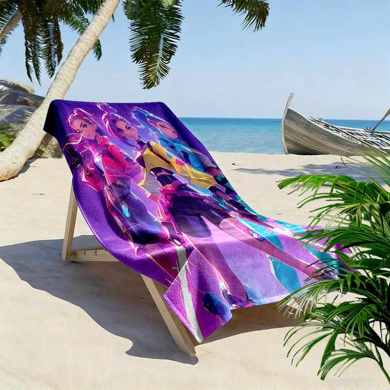 Future Fashion Icons beach towel Beach towel for vacation photos soft Outdoor pool towel quick-drying swim towel swim Outdoor picnic beach mat