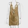 Sequined V-Neck Backless Sling Dress - 2025 Nightclub Hot Sale