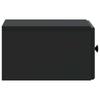 Wall Mounted Nightstand 2 Pcs Black 34.5 X 33 X 20 Cm