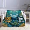 3D The-Octonauts printed blankets picnic blanket Warm Flannel blankets Soft and comfortable blanket bed linings Birthday Gift