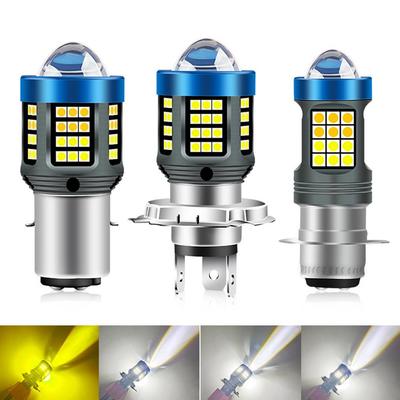 12000Lm H4 LED H4 BA20D P15D LED Phare de Moto Blanc Scooter IP67 Ampoules Jaunes Lampe Acce C6Q8