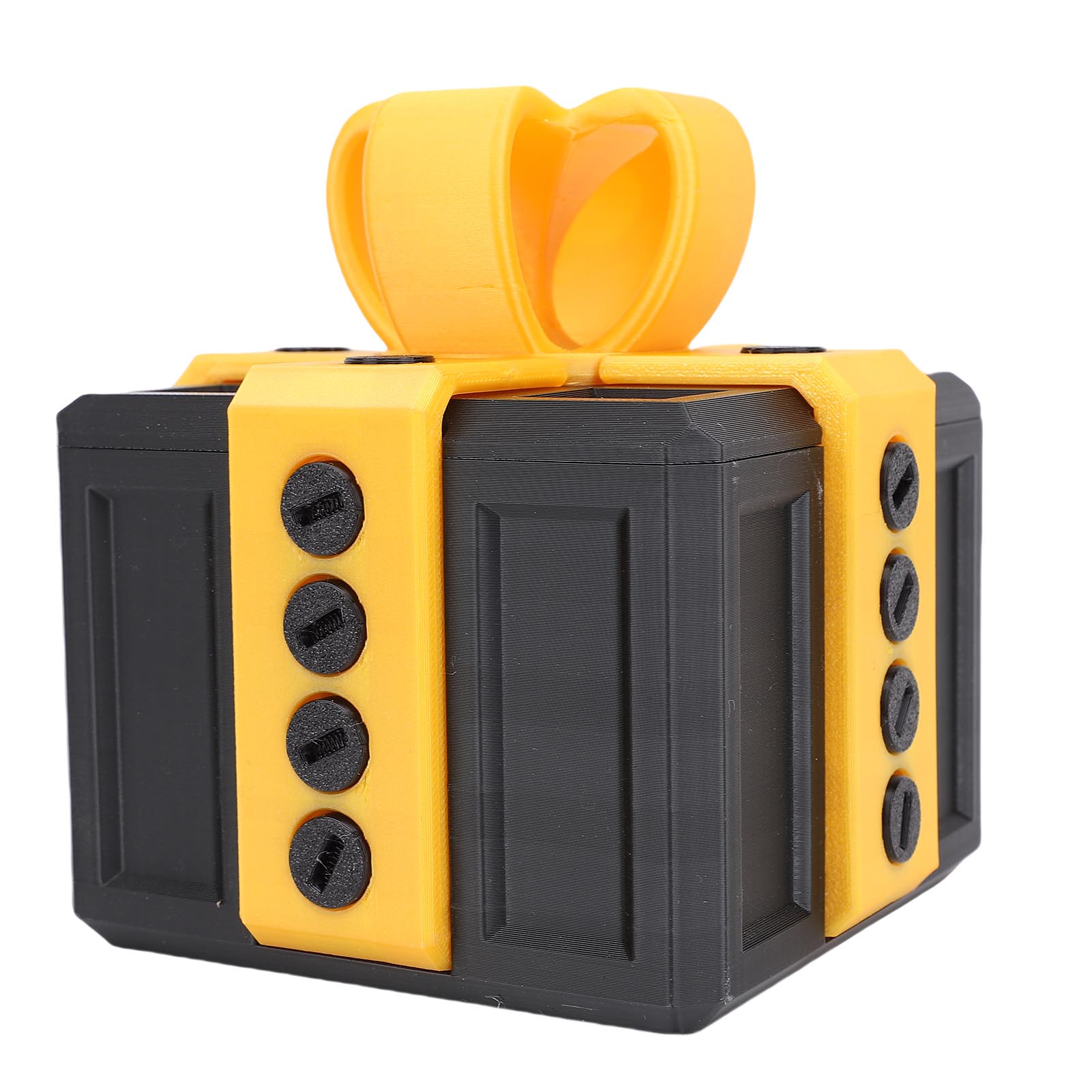 

Annoying Present Box with Screws Prank Screw Box Funny 3D Printed Present Box for Xmas Birthday Holiday 3.9 X 3.9in
