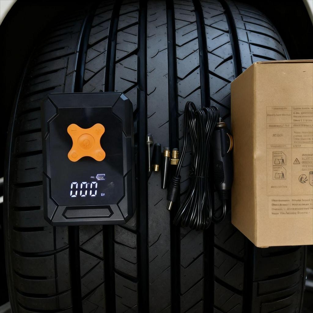 Wireless Dual-Use Mini Car and Bicycle Tire Inflator Pump