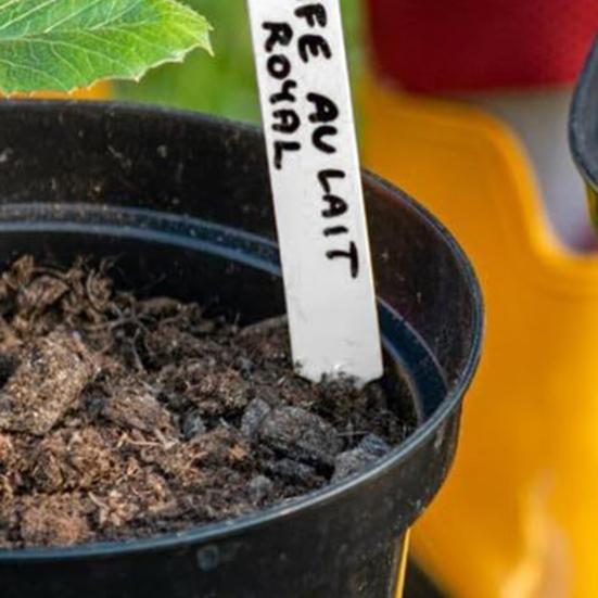 Plastic Plant Tags Reusable Plant Marker Pen Labels with Plant Name Tags Planter Label Stakes