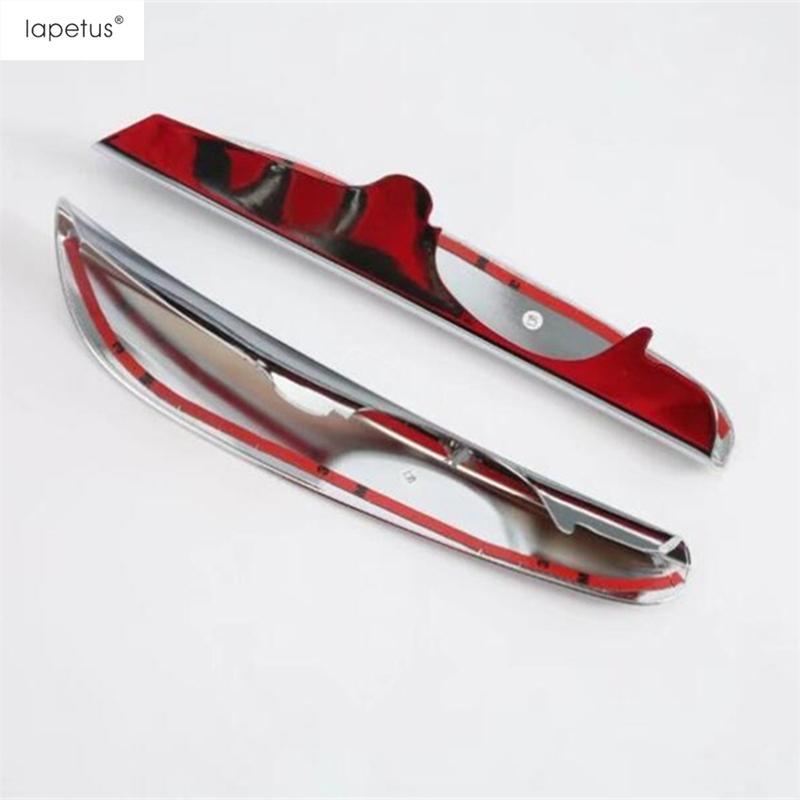Front Fog Lights Lamps Eyelid Eyebrow Strip Decoration Cover Trim For Toyota Corolla 2017 2018 ABS Chrome Accessories Exterior