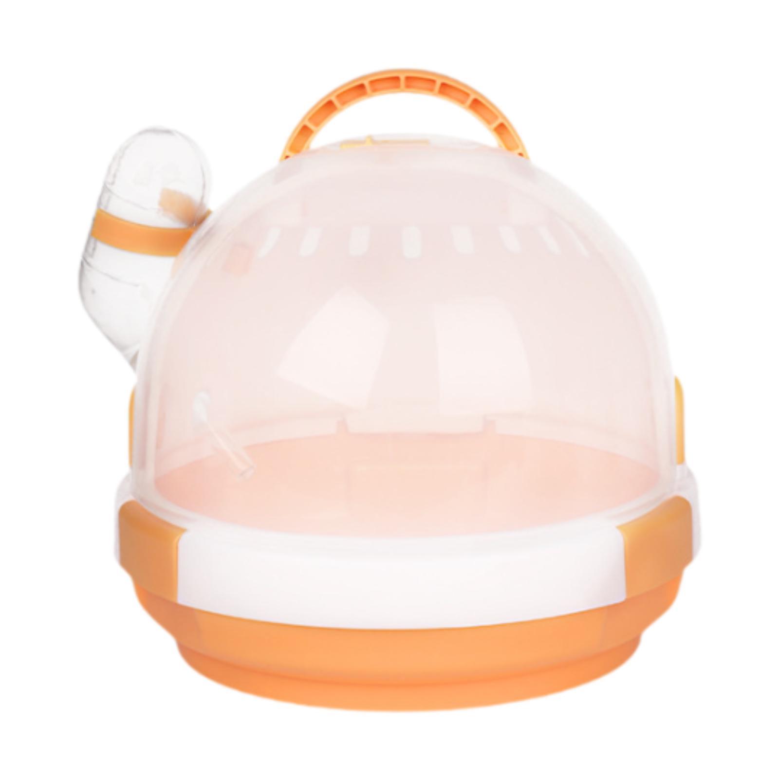 

Hamster Carrier Cage Winter Hamster Shelter for Chinchilla Squirrel Hedgehog помаранчевий