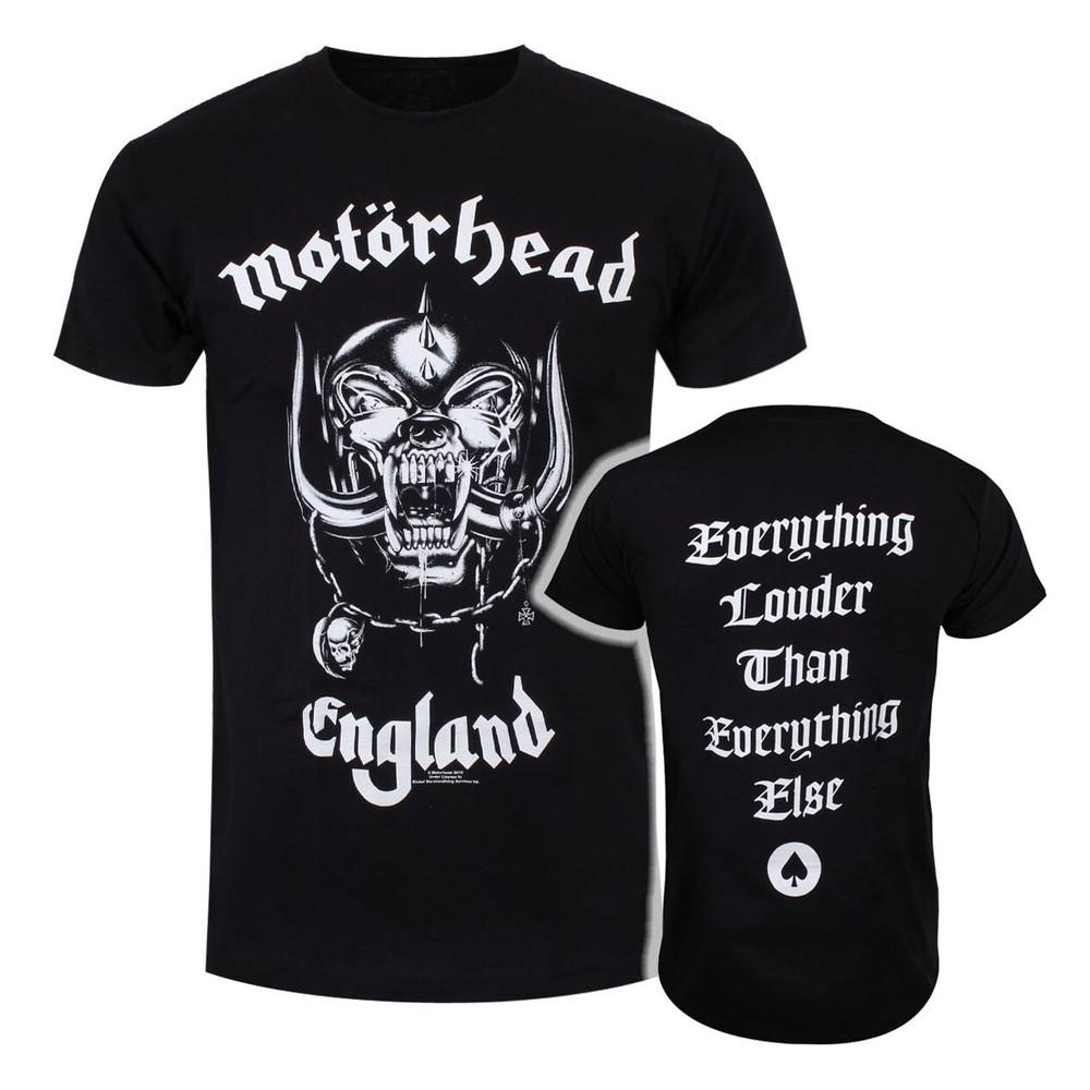 

Motorhead T-Shirt England Everything Louder Rock Band Official Black New 4XL