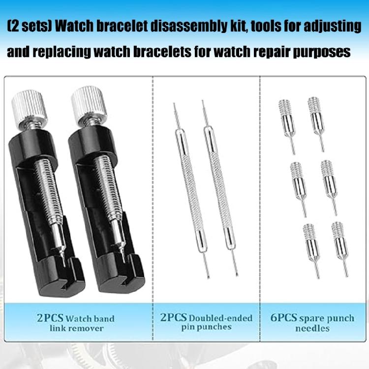 Watch Link Removal Tool Watch Band Repair Tool Kit Watch Tool Kit Link Removers Repair Tool for Watch Band Replacement