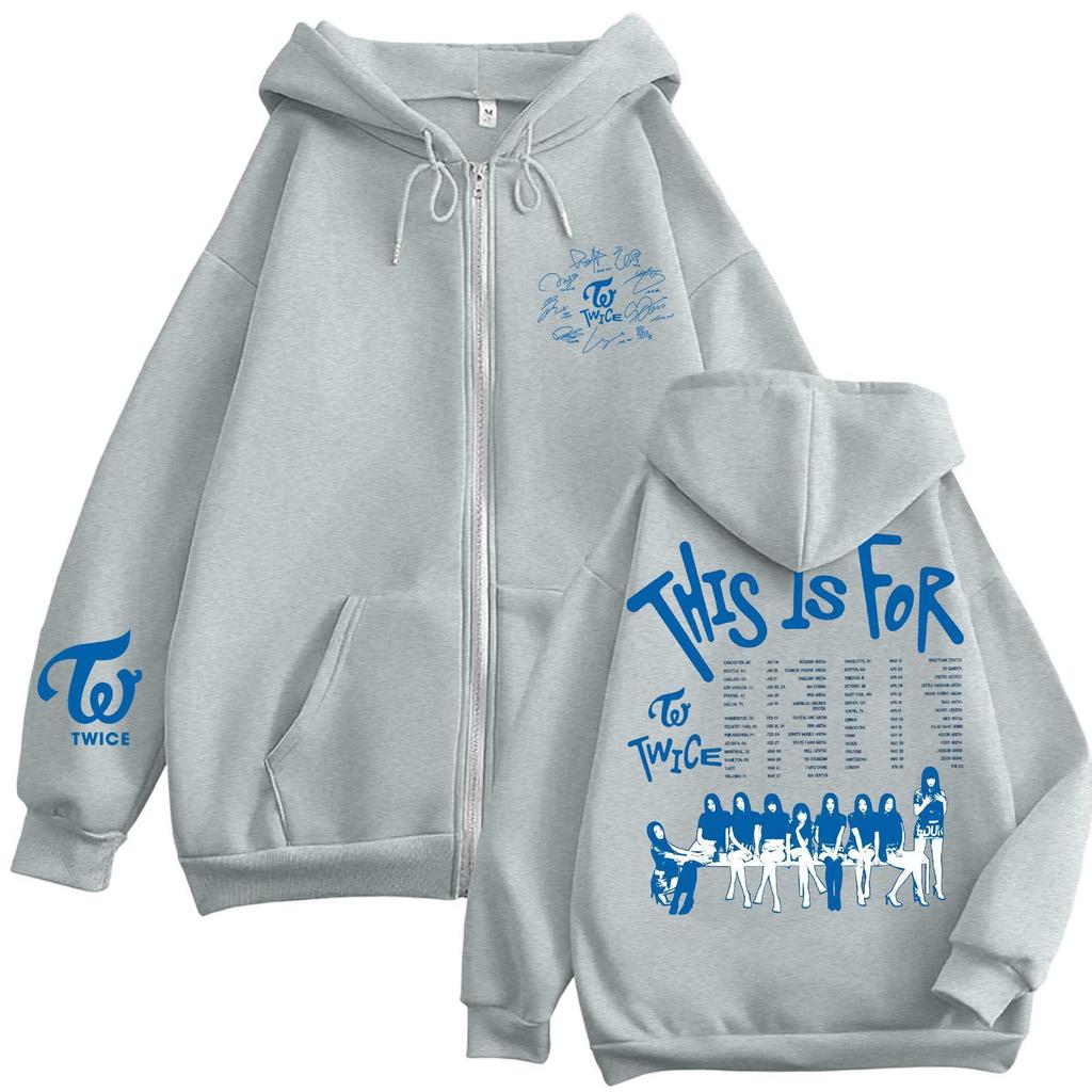 Damen Casual Mode Bedrucktes Langarm-Kapuzensweatshirt mit Reißverschluss