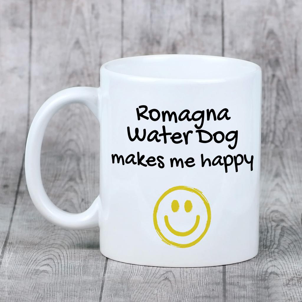 Romagna Water Dog - cup with a dog, cheerful cup for a dog lover, personalized gift from the Art-Dog brand
