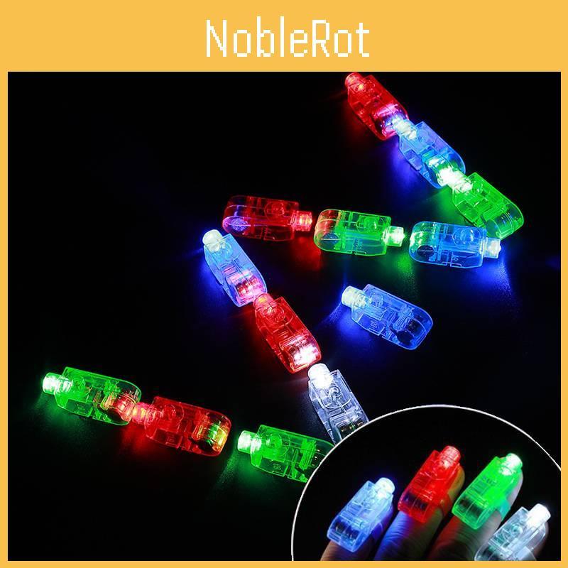 Dazzling Led Finger Lights Colorful Laser Rings For Colleague Gifts And Events