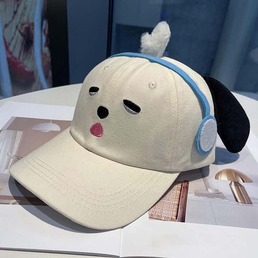 Sweet Eyewear Puppy Cap Adjustable Puppy Hat with Big Ears Trendy Cartoon Peaked Cap  Daily