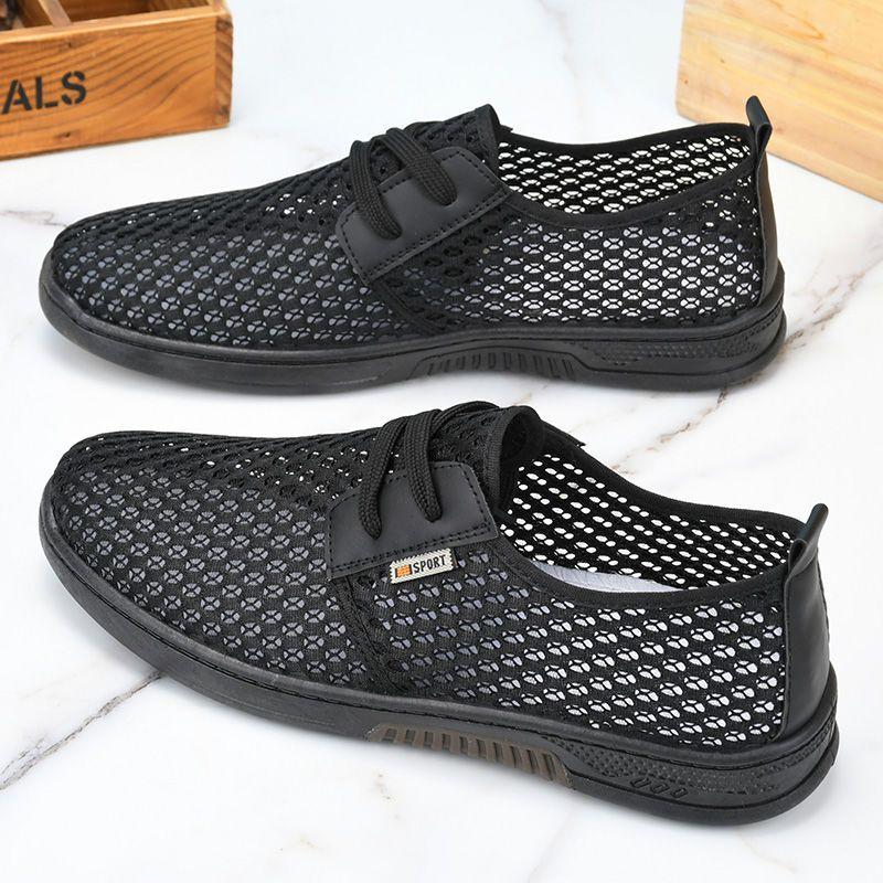 Men Shoes Summer Soft Loafers Lazy Shoes Lightweight Comfortable Mesh Casual Shoes Men Sneakers Tenis
