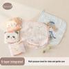 Bei An Yue 6-Layer Bamboo Cotton Baby Bib & Toddler Face Wipe - Antibacterial