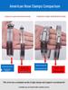 Widened 304 Stainless Steel Jubilee Hose Clamp with Rubber Coating - Quick Release Water Pipe Clip