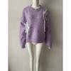 Women S Loose Knit Pullover Sweater In European American Style