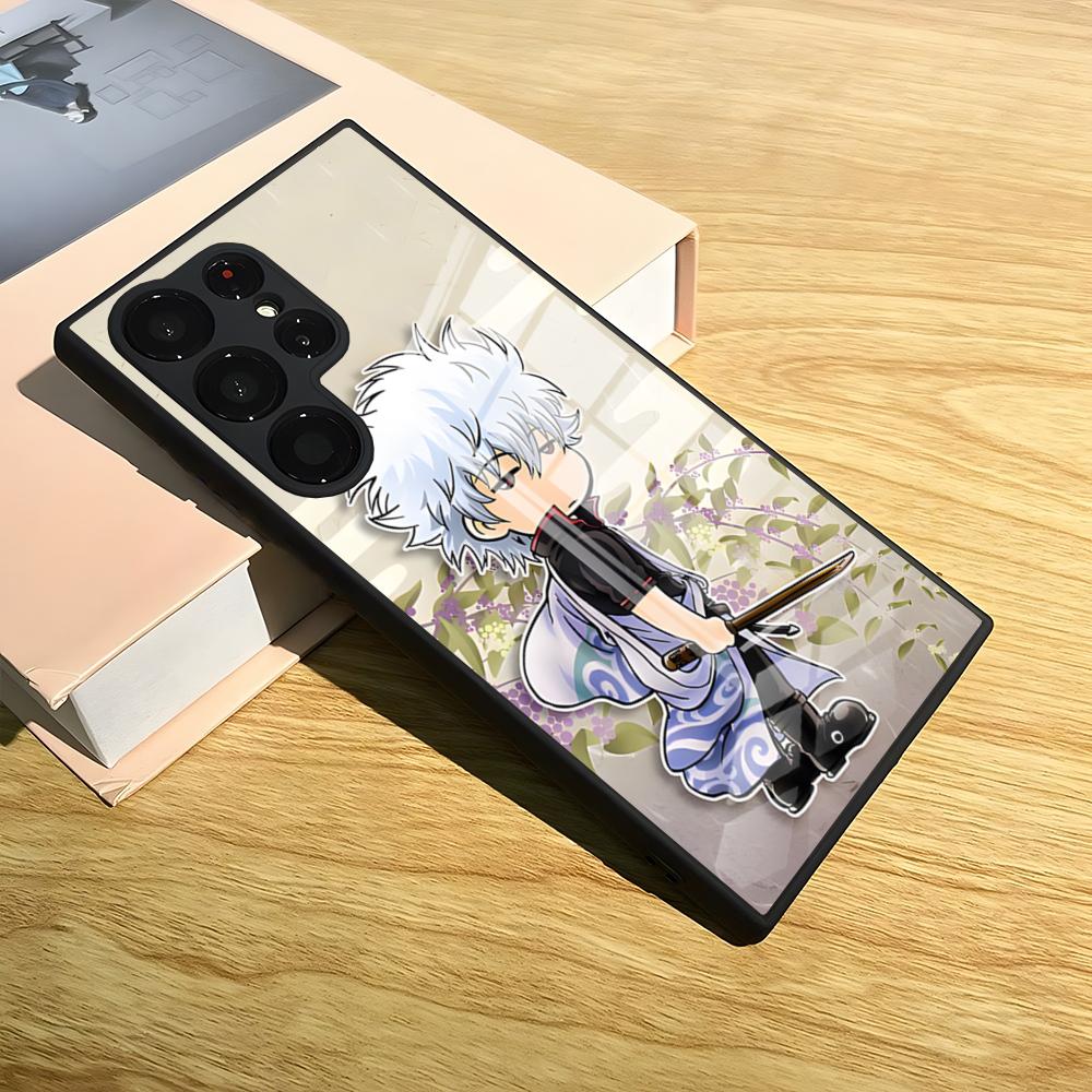 

Anime Gintama Phone Case For Samsung S26 Ultra S24 25 Fe S22 S20 S23 21 Plus A54 A34 A53 A16 Glass Cover Samsung s26