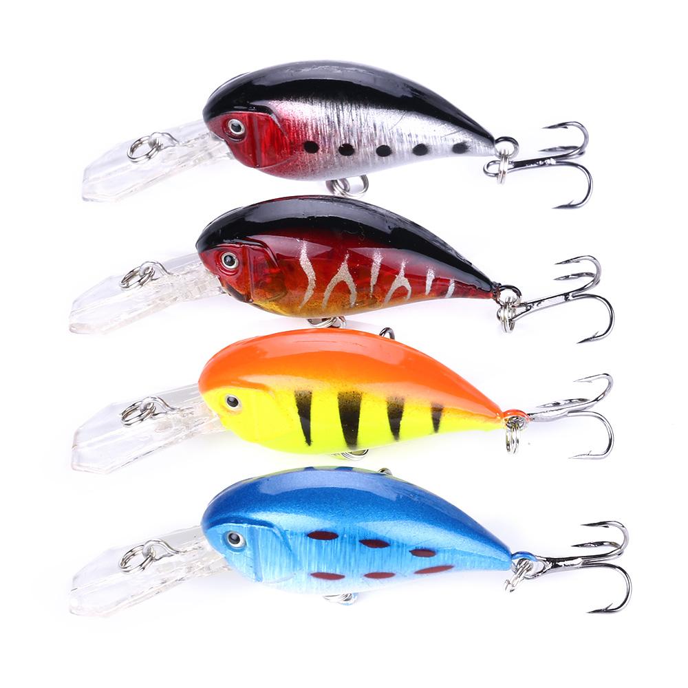 1pc 5.5cm 4.6g Crank Bait Boat HENGJIA Hard Lures Plastic Wobbler Fishing Tackle