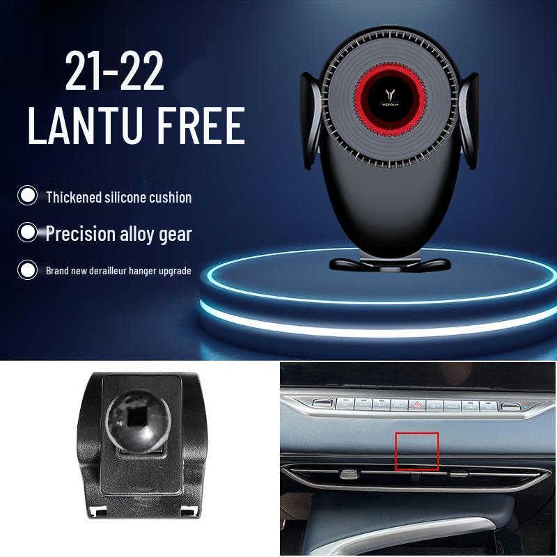 

Lantu Gravity Car Phone Holder - Air Vent Mount for Navigation and Support