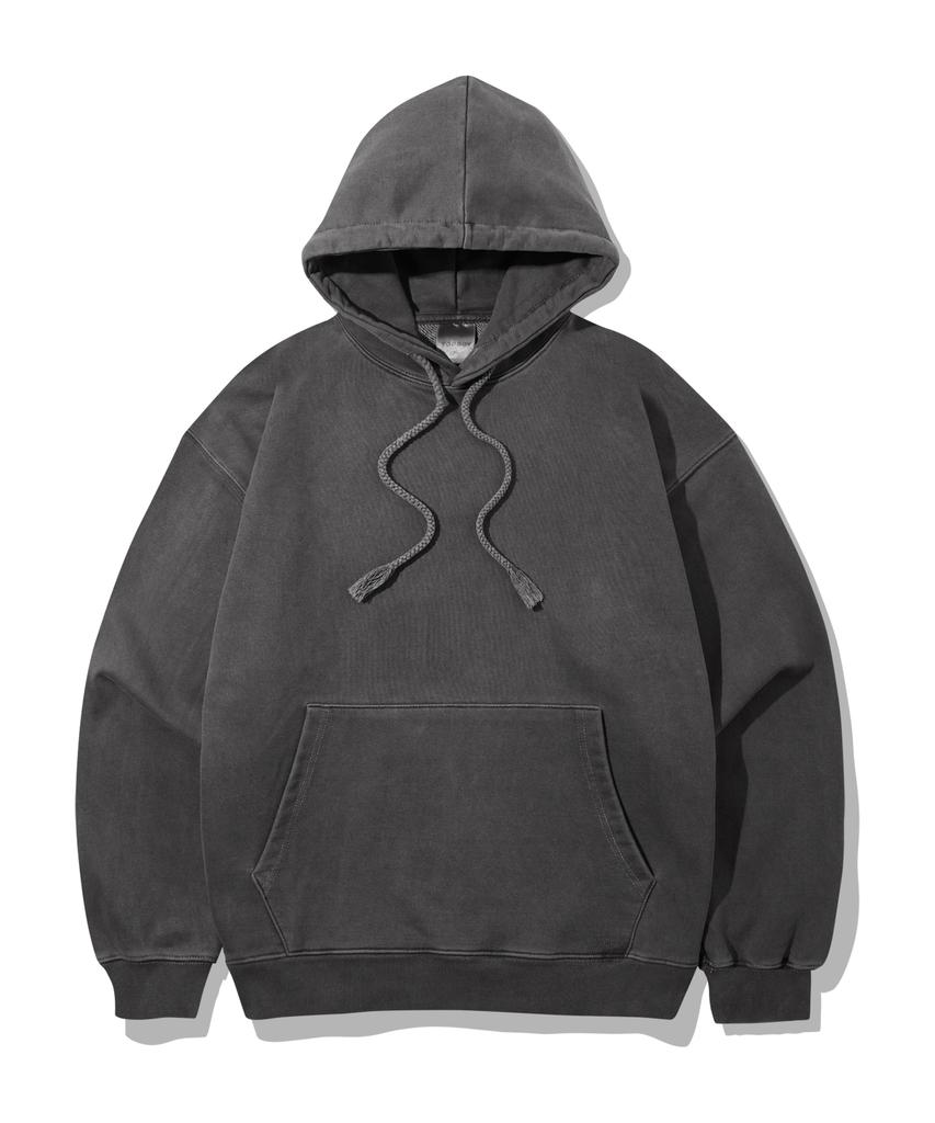 Heavy Duty Pigment Oversized Hoodie Charcoal
