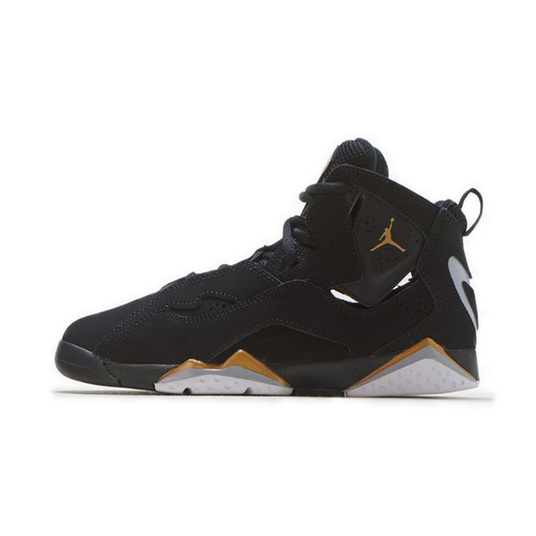 

Air Jordan Jordan True Flight BP Black Metallic Gold Детские кроссовки Wolf-Grey White 343796-070
