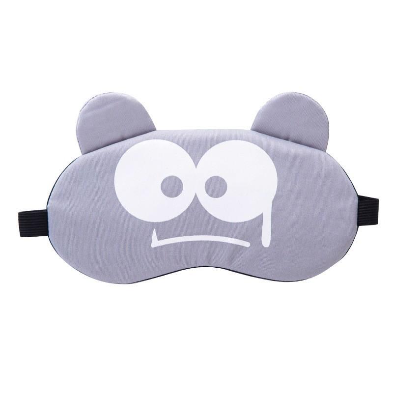 1PC Cute and breathable eye mask for both men and women, providing light blocking and eye protection to relieve eye fatigue.