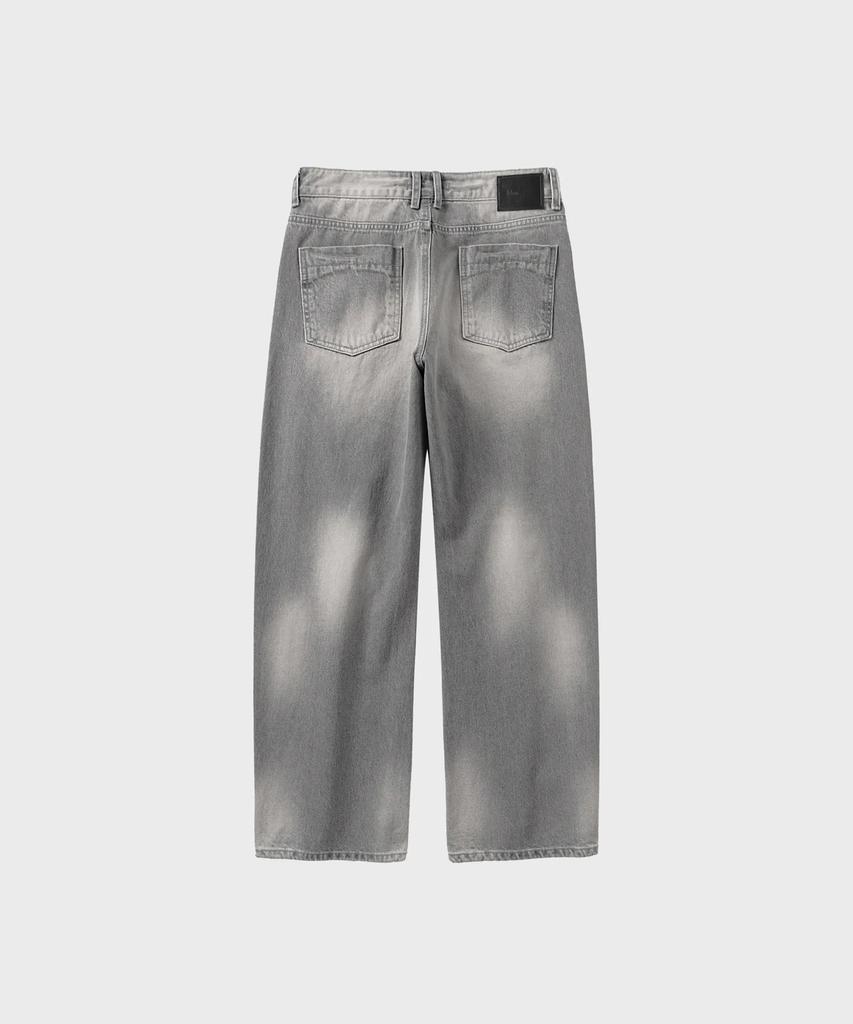 NONBLANK Curved Washed Denim Pants_Grey