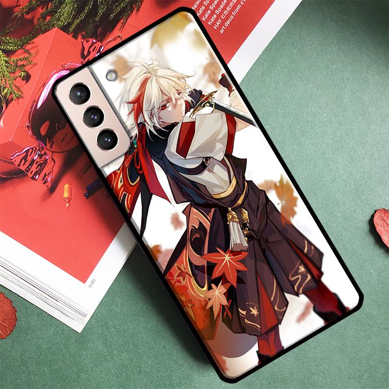 Genshin Impact Kaedehara Kazuha Phone Case For Samsung Galaxy S25 Ultra S9 S10 S20 S20 S21 S22 S23 Plus S24 FE Back Cover