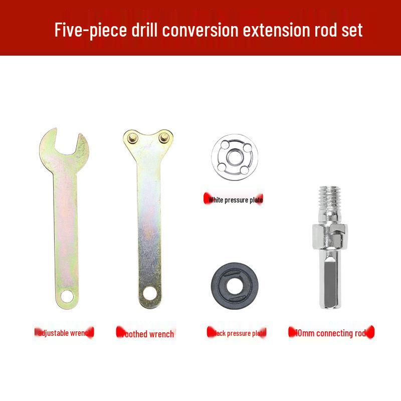 Electric Drill to Angle Grinder Converter Kit
