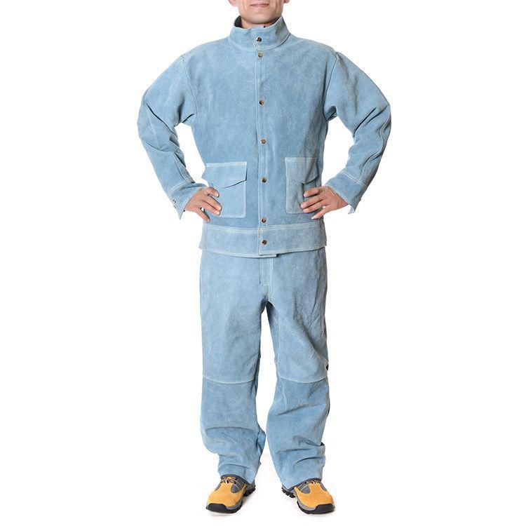 Leather Electric Welding Protective Workwear - Anti-scald Radiation Protection for Welders.