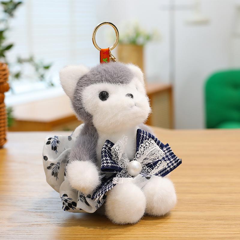 New Fragrance Creative Baseball Bear Plush Doll Keychain Bag Pendant Store Grab Doll Gift Goods