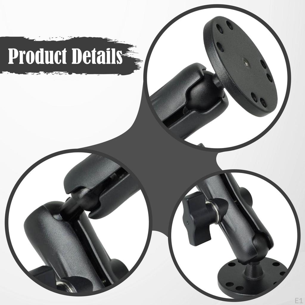 Mount Base Camera Support Bracket Adjustable Sturdy Versatile Universal Stand 1" Ball for Boat