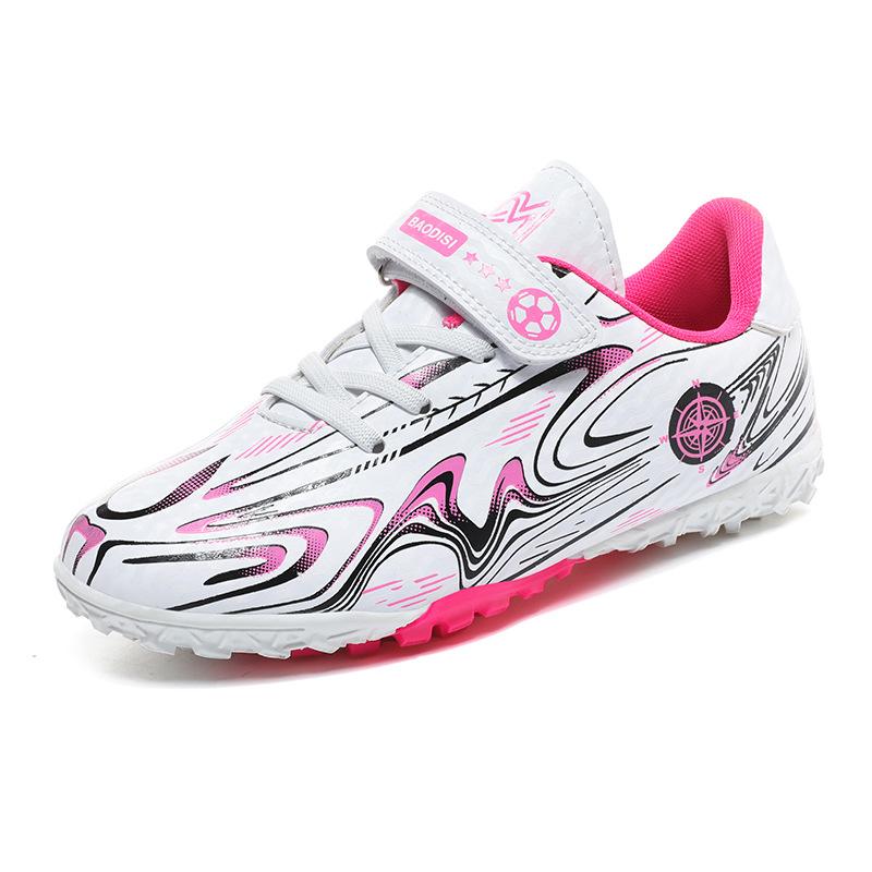 Foreign trade children's football shoes men's and women's sports broken nails primary school students indoor football training shoes rubber soles