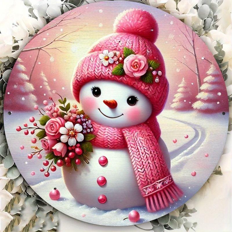 2D Flat Hanging Decorative Metal Sign Hand Painted Art