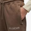 Jordan Embroidered Letter Elastic Waist Jogger Knit Pants Women Bottoms Light-Brown DV6472-270