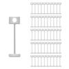 50pcs Self Leveling Pin Replacement Steel Needles for Flooring Wall Tile Leveler Stainless Steel Reusable Silver