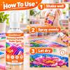 Spray Sigillante per Pittura con Diamanti, Sigillante a Rapida Essiccazione per Diamond Art, Fissa le Gemme e Migliora la Brillantezza