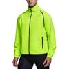 Mens Waterproof Cycling Jacket Convertible Vest Lightweight Outdoor Hiking Raincoat Reflective