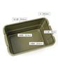 GORDON MILLER 50L Stackable Trunk Cargo Storage Box Organizer, Dark Gray, with Lid, Outdoor Seating, Large Capacity, 1664702