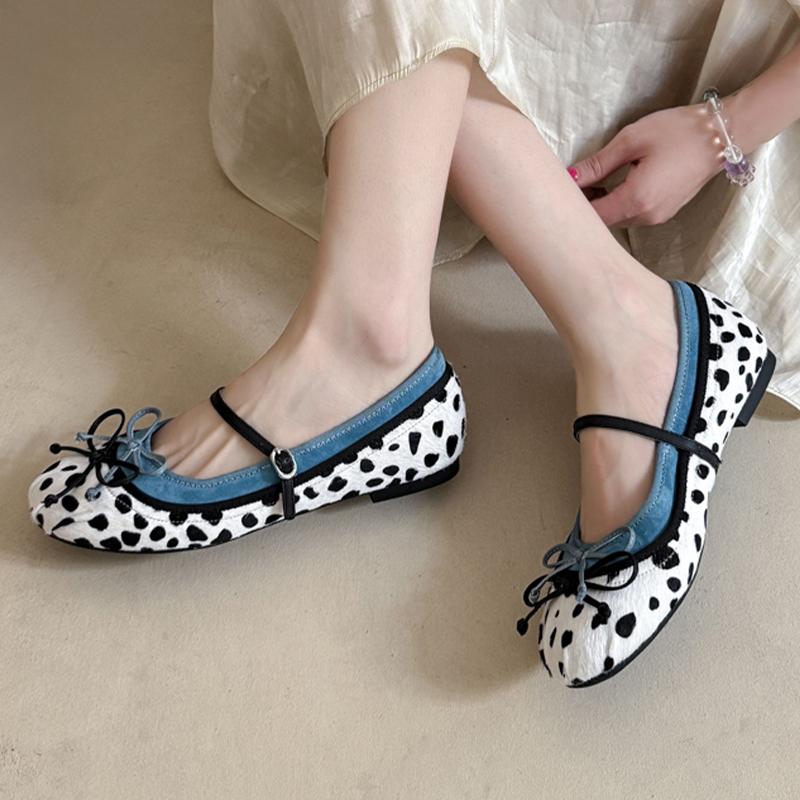 Bow Women Mary Jance Shoes Shallow Cozy Sport Shoes Woman's Sandals 2025 Brand New Designer Dress Zapatillas De Mujer