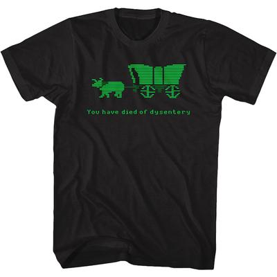 Hot 1971 Oregon Trail Classic Game Limited Edition Japanese Retro Mens Tshirt