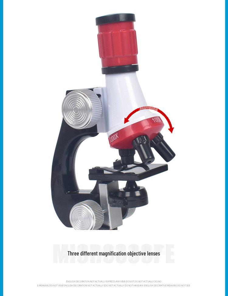 High-Definition Educational Microscope Toy for Primary School Students