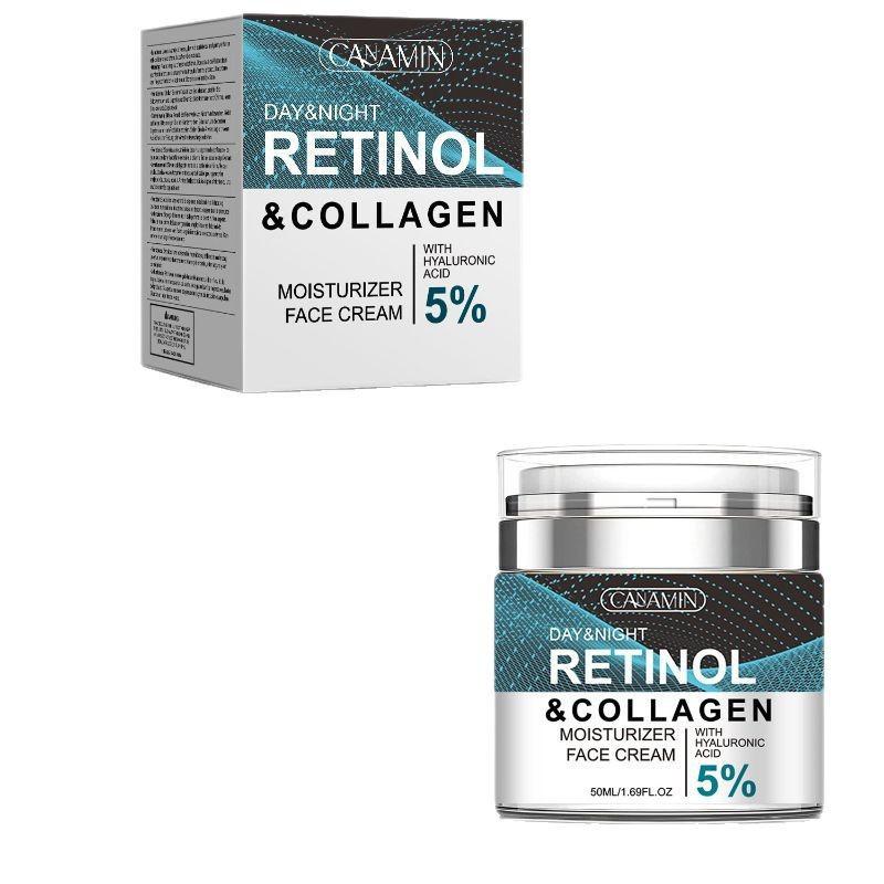Retinol Collagen Face Cream Anti-Wrinkle Firming 50ml Pump Moisturizer Repair