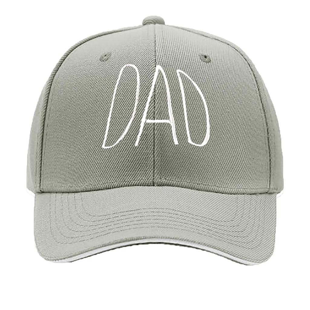 Dad Adjustable Baseball Cap Retro Look Sports Hat with Curved Visor for Fishing HipHop Style Sandwich Baseball Cap